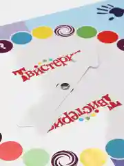 Белый детская напольная игра на равновесие "Твистер и Я", в коробке, 120 х 180 см