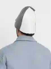 Желтый шапка банная KIBER KIBET для бани и сауны