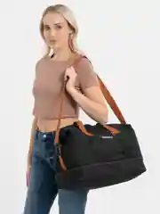 Черный дорожная сумка для фитнеса, спорта, йоги, путешествий
