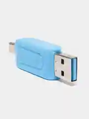 Голубой картридер USB на USB TYPE-C, SD-card, microSD, адаптер для телефона