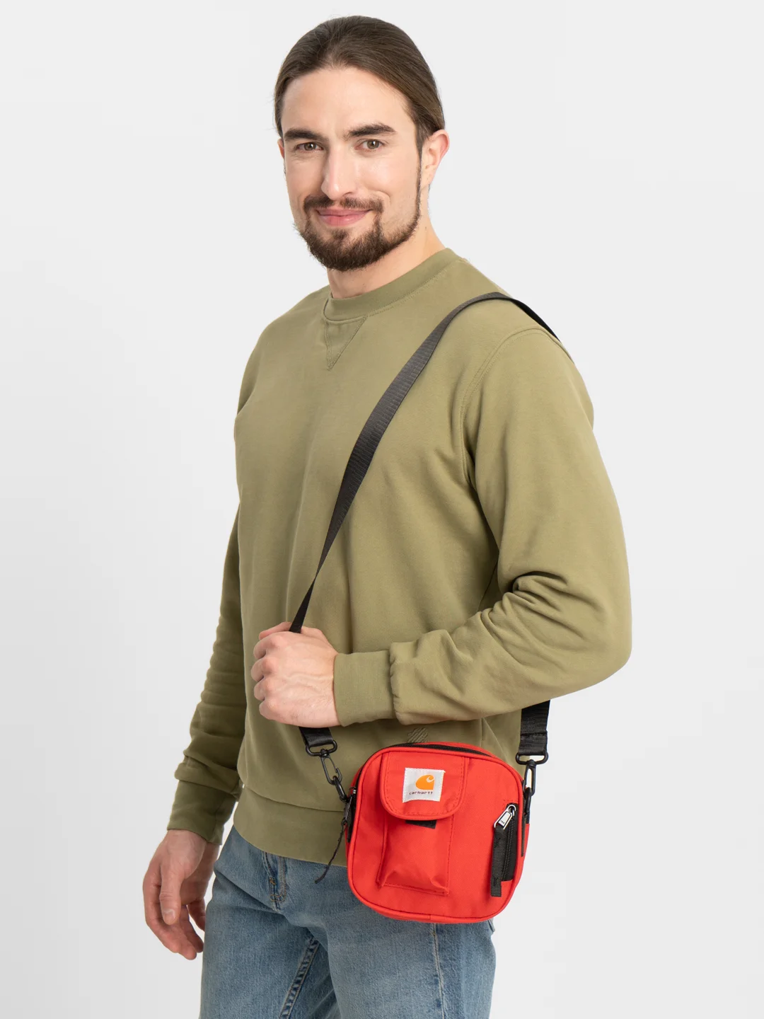 Красный сумка мужская через плечо, кросс-боди Carhartt wip
