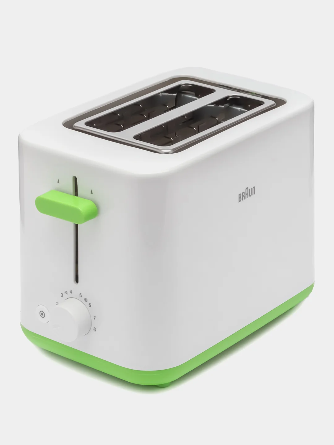 Тостер Braun HT1010GR, белый / зеленый