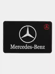 Белый противоскользящий коврик на панель с логотипом автомобиля, не липкий, Mercedes Benz