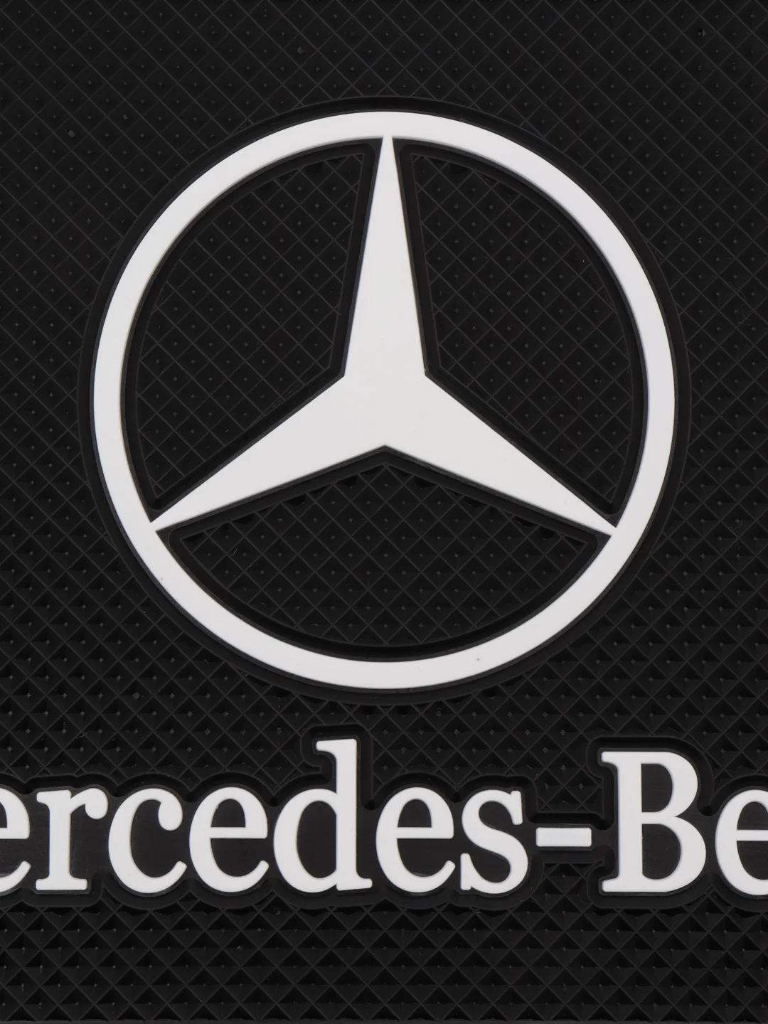 Белый противоскользящий коврик на панель с логотипом автомобиля, не липкий, Mercedes Benz