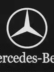 Белый противоскользящий коврик на панель с логотипом автомобиля, не липкий, Mercedes Benz
