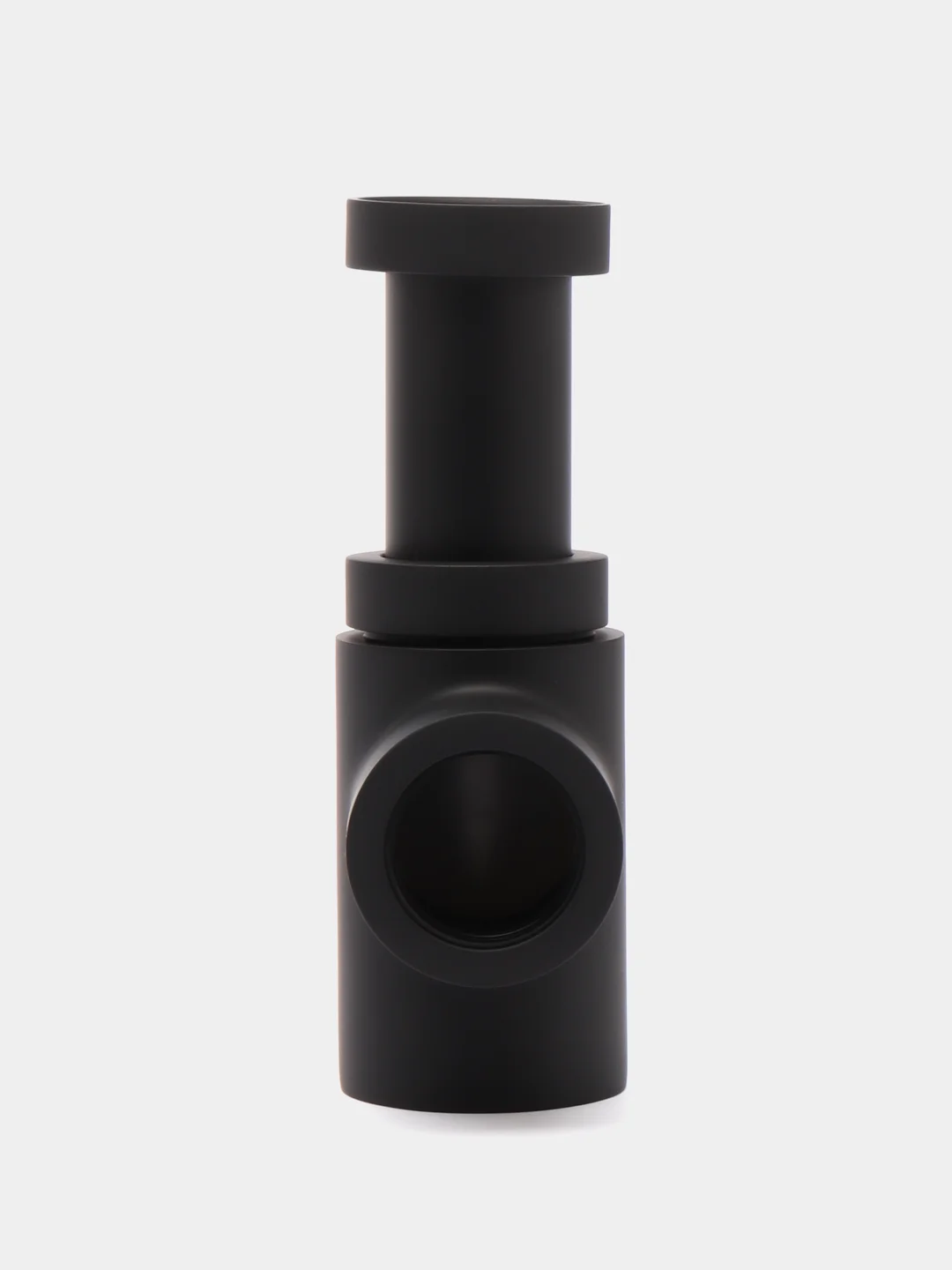 Черный сифон для раковины Wirquin Линеис Мини, латунь, матовый, коллекция Black touch, 30722857