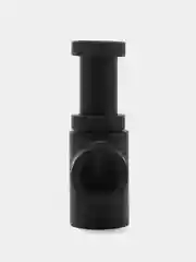 Черный сифон для раковины Wirquin Линеис Мини, латунь, матовый, коллекция Black touch, 30722857