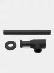 Черный сифон для раковины Wirquin Линеис Мини, латунь, матовый, коллекция Black touch, 30722857
