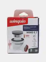 Белый сифон для раковины Nano 6.7 Wirquin, с возможностью прочистки сверху, сухой затвор, 30724230