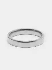Серебряный кольцо из титановой стали, унисекс, круглое