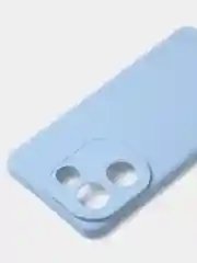 Голубой чехол для Tecno Camon 20 4G / Tecno Camon 20 Pro 4G, цветной, матовый, с защитой камеры
