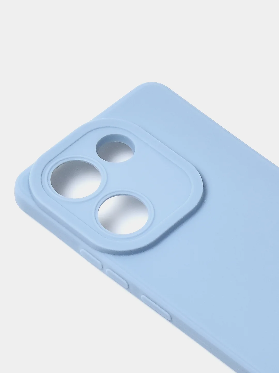 Голубой чехол для Tecno Camon 20 4G / Tecno Camon 20 Pro 4G, цветной, матовый, с защитой камеры