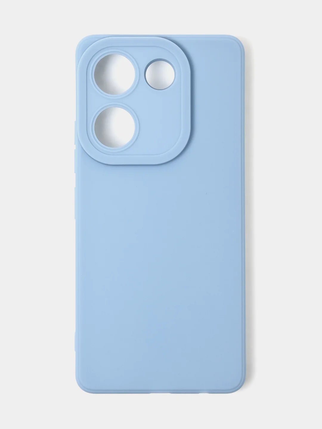 Голубой чехол для Tecno Camon 20 4G / Tecno Camon 20 Pro 4G, цветной, матовый, с защитой камеры