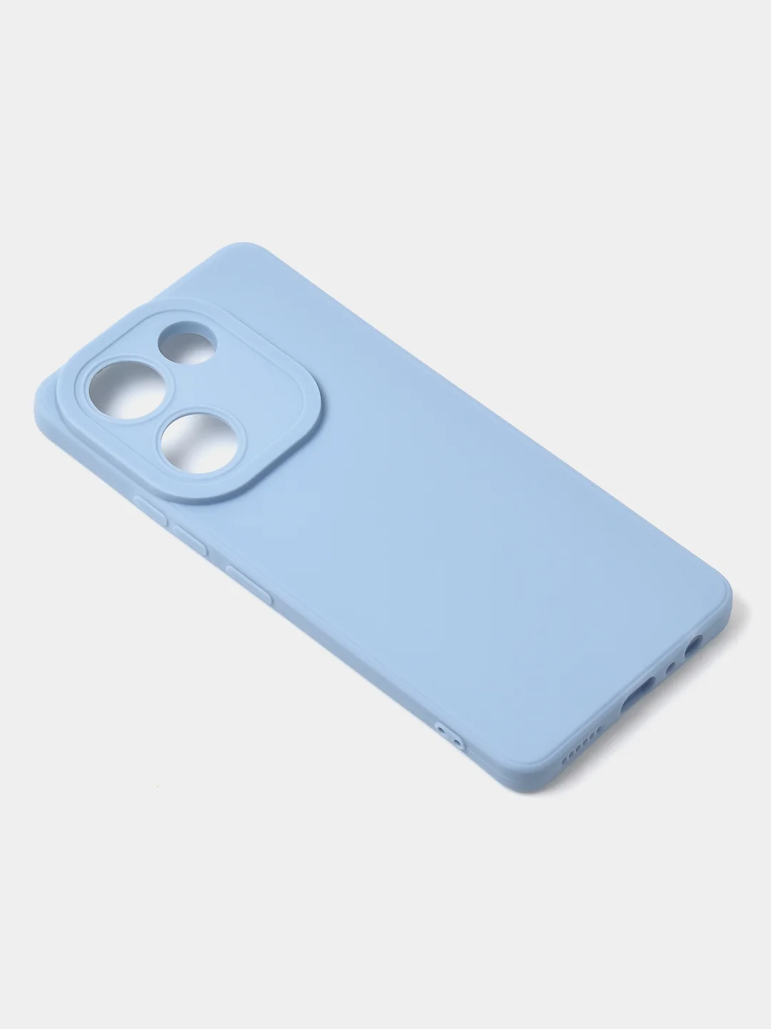 Голубой чехол для Tecno Camon 20 4G / Tecno Camon 20 Pro 4G, цветной, матовый, с защитой камеры