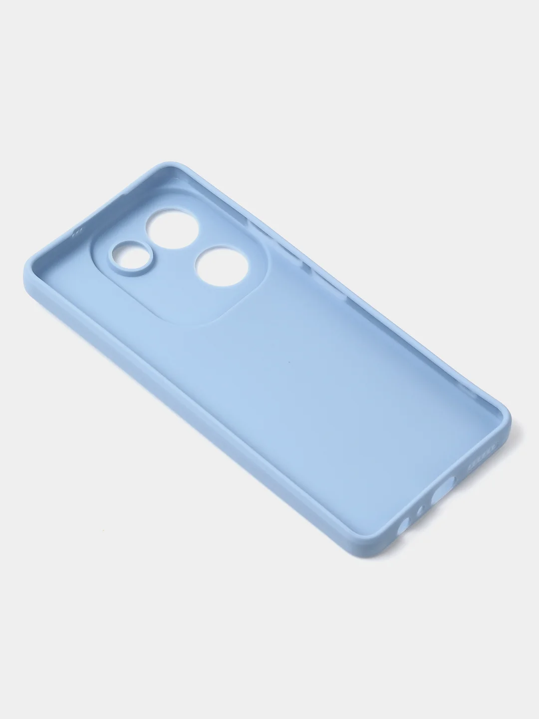 Голубой чехол для Tecno Camon 20 4G / Tecno Camon 20 Pro 4G, цветной, матовый, с защитой камеры