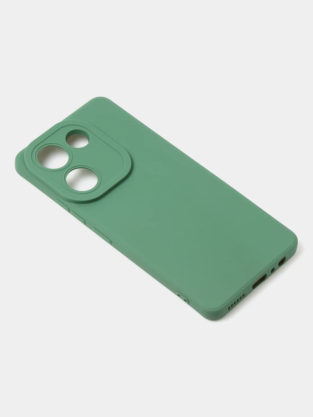 Зеленый чехол для Tecno Camon 20 4G / Tecno Camon 20 Pro 4G, цветной, матовый, с защитой камеры