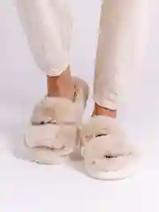 Желтый тапочки домашние, женские, мужские, меховые