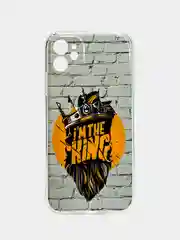 Белый чехол для iPhone 11, с принтом, силиконовый