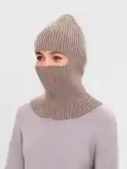 Балаклава женская, вязаная, унисекс