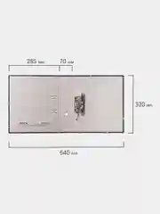 Папка регистратор Staff Basic А4, на кольцах, 70 мм, 2 штуки, синяя