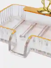 Прозрачный изящная мыльница