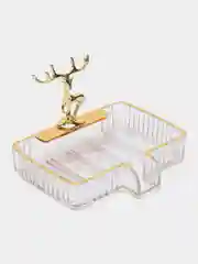 Прозрачный изящная мыльница