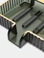 Серый изящная мыльница
