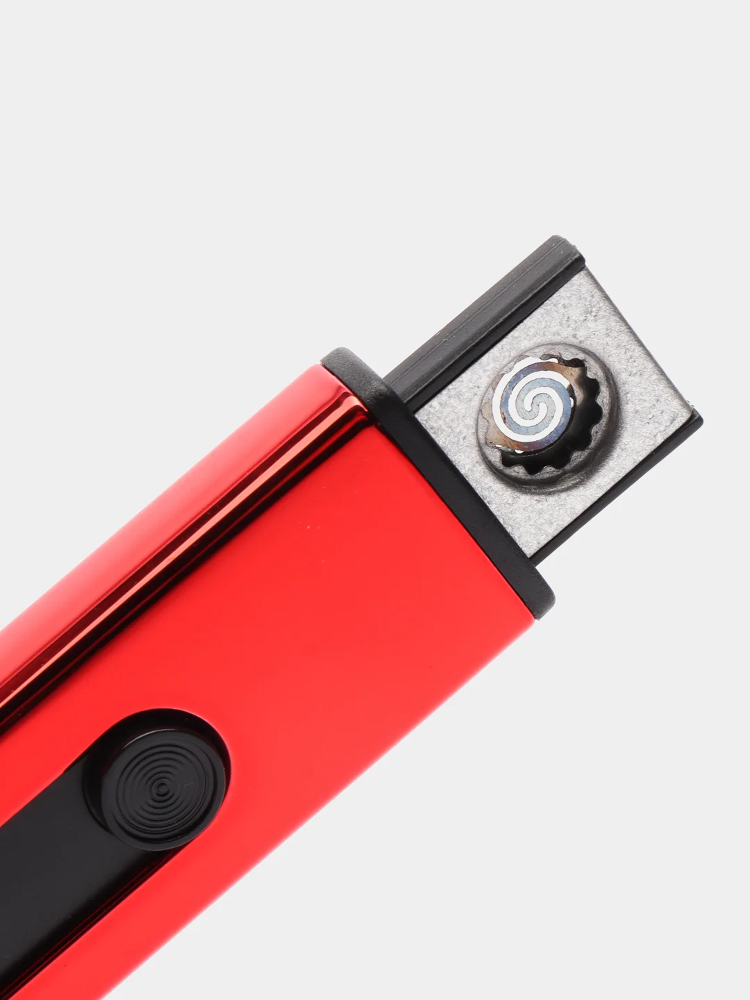 Алый зажигалка спираль, в коробке, USB зарядка, без проводов