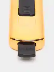 Желтый зажигалка спираль, в коробке, USB зарядка, без проводов