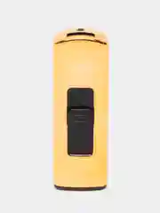 Желтый зажигалка спираль, в коробке, USB зарядка, без проводов
