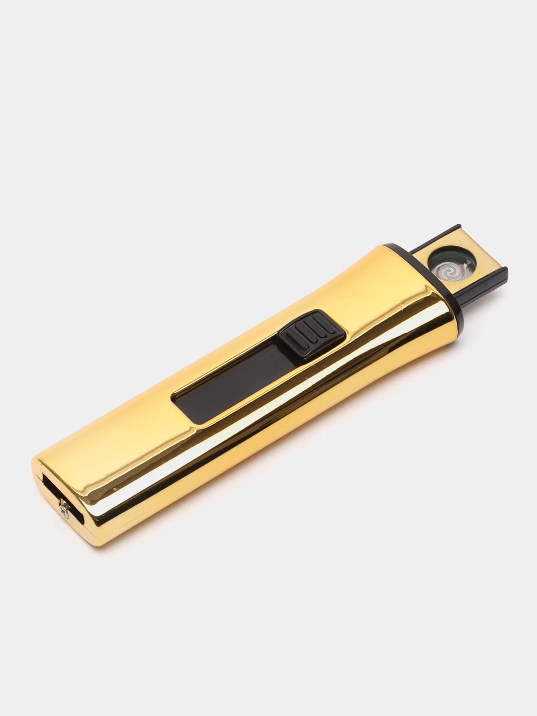 Золотой зажигалка спираль, в коробке, USB зарядка, без проводов