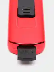 Красный зажигалка спираль, в коробке, USB зарядка, без проводов