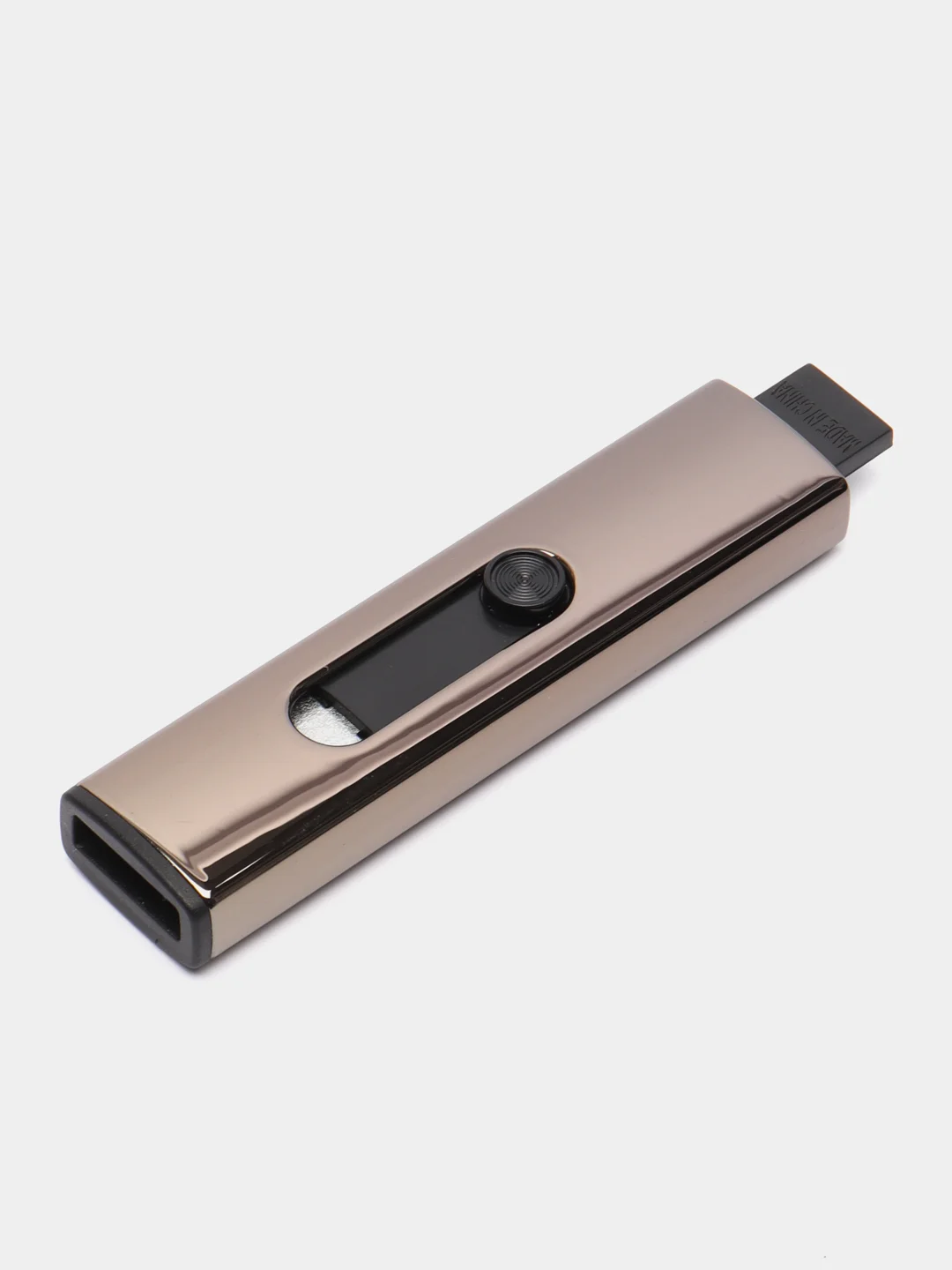 Тёмно-серый зажигалка спираль, в коробке, USB зарядка, без проводов