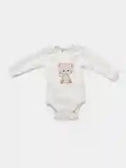 Молочный боди с длинным рукавом для новорожденных