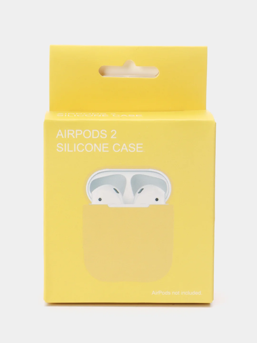 Желтый силиконовый чехол для Airpods Pro, Airpods 2, Airpods 3