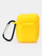 Желтый силиконовый чехол для Airpods Pro, Airpods 2, Airpods 3