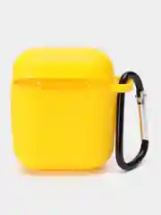 Желтый силиконовый чехол для Airpods Pro, Airpods 2, Airpods 3