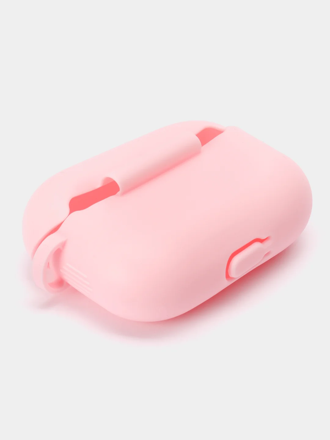 Розовый силиконовый чехол для Airpods Pro, Airpods 2, Airpods 3