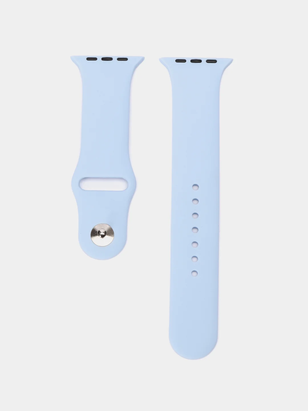 Небесно-голубой ремешок для Apple Watch 38 мм / 40 мм / 42 мм / 44 мм , размер M, силиконовый