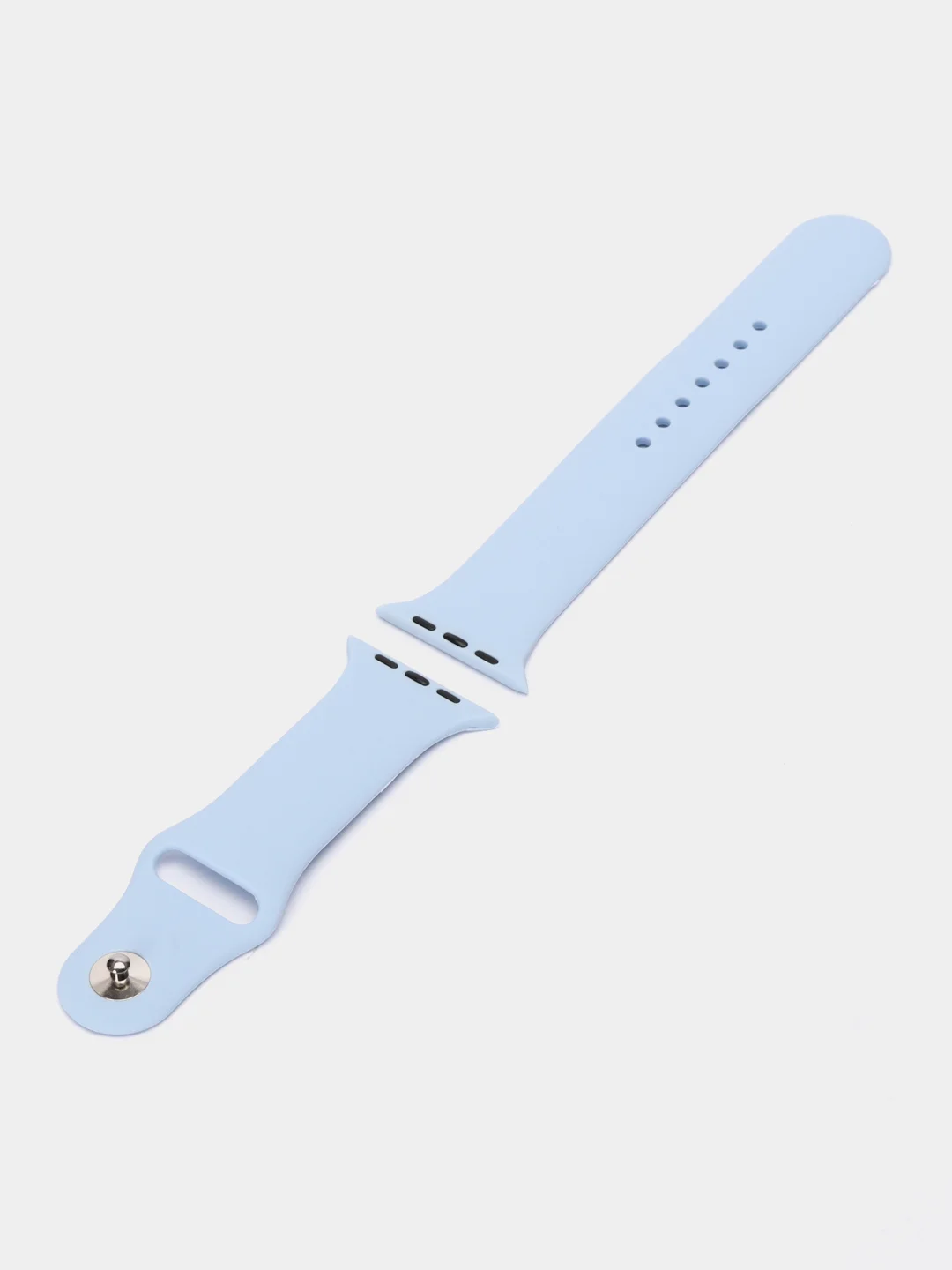 Небесно-голубой ремешок для Apple Watch 38 мм / 40 мм / 42 мм / 44 мм , размер M, силиконовый