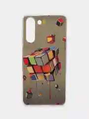 Серый чехол для телефона Samsung S20 FE, S21 FE, Redmi Note 8 Pro, с картинками