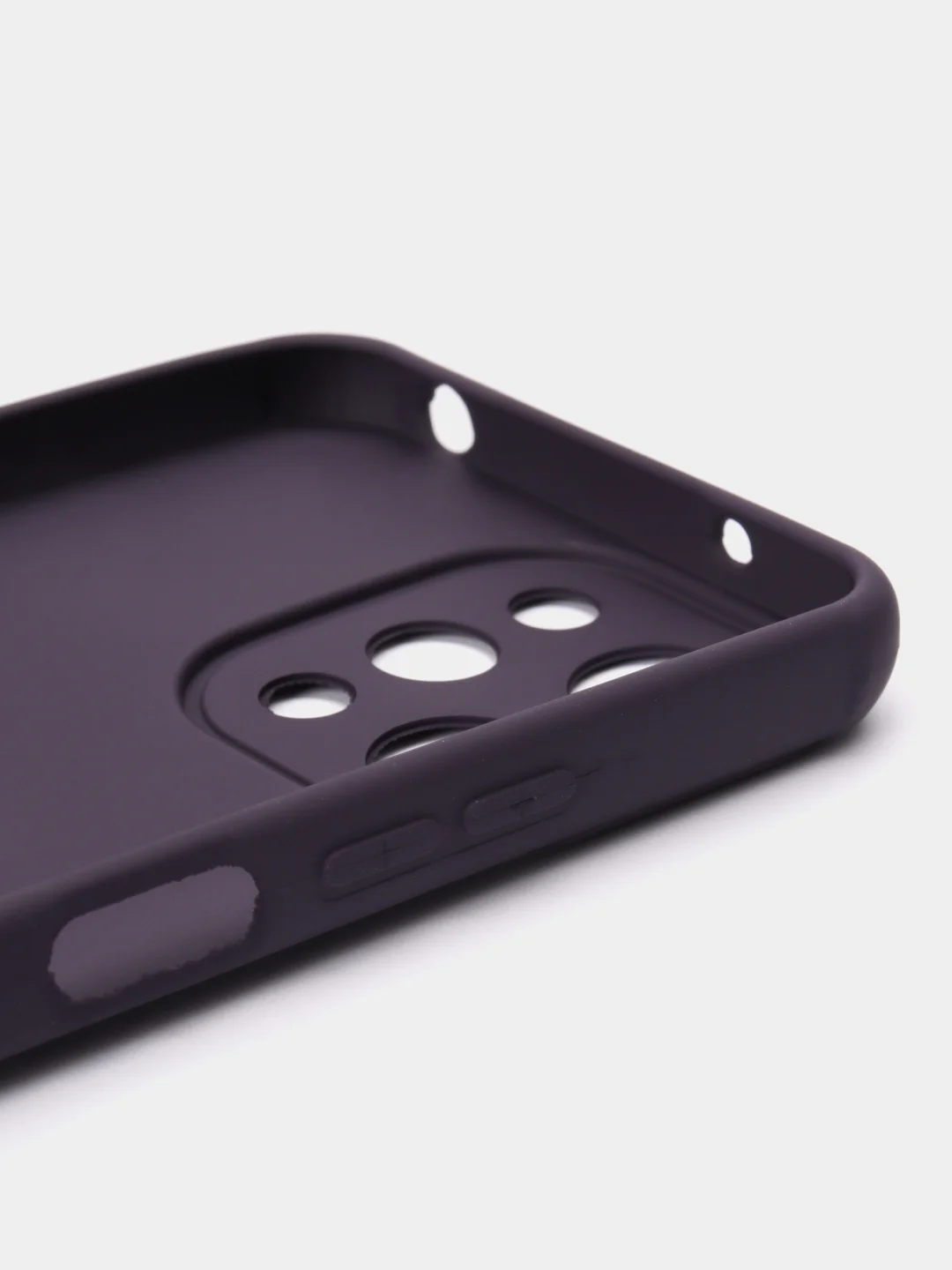 Фиолетовый чехол для Xiaomi Redmi 12 (Сяоми Редми 12), силиконовый, под кожу