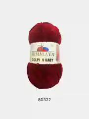 Багровый пряжа Himalaya Dolphin Baby, полиэстер, 100 г, 120 м