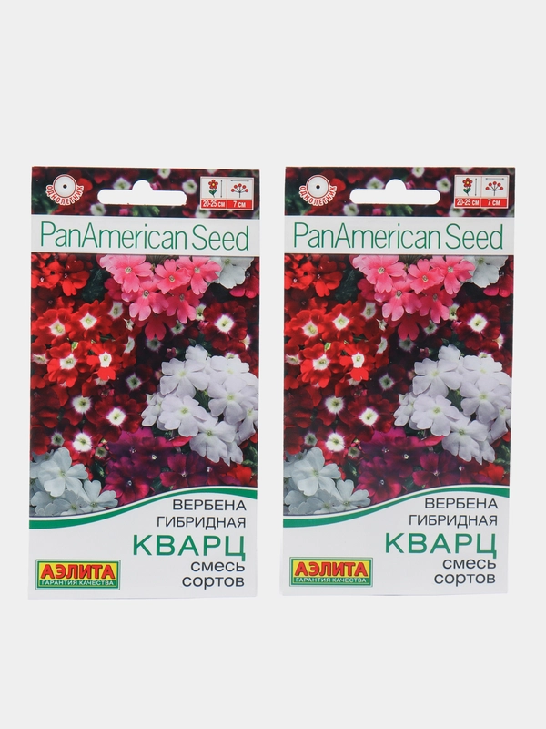 Вербена "Кварц", смесь сортов, спецсерия PanAmerican, семена