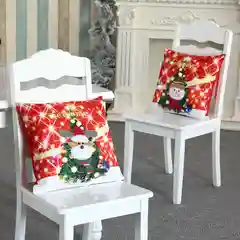 Лазурный новогодняя наволочка со светодиодной подсветкой "Merry Christmas"