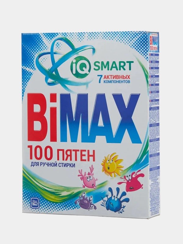 Стиральный порошок BiMax "100 пятен", 400 г, ручная стирка