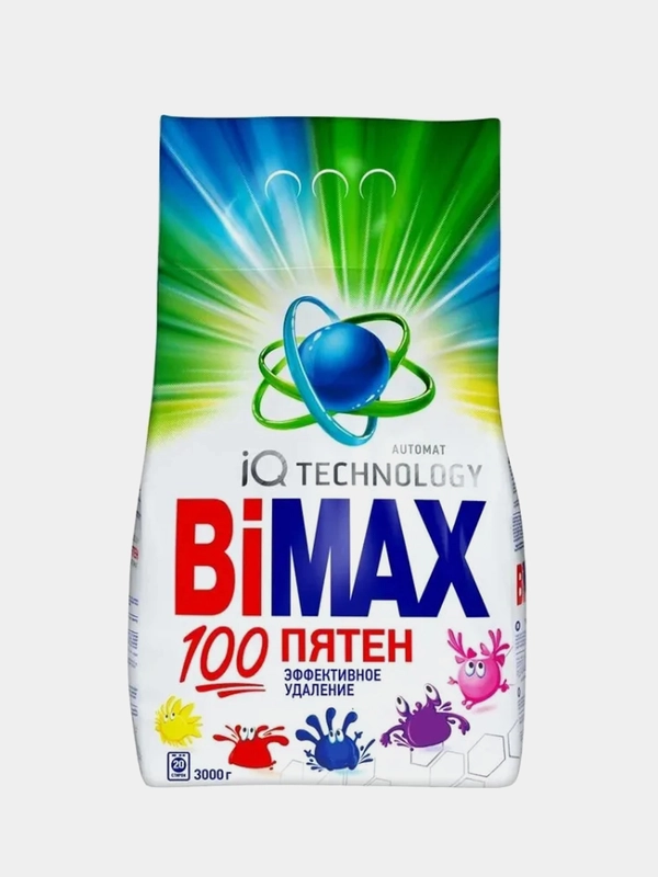 Стиральный порошок BiMax Automat, 100 пятен, 3000г