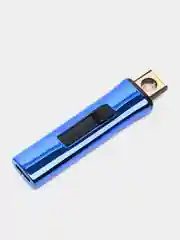 Синий зажигалка спираль, в коробке, USB зарядка, без проводов