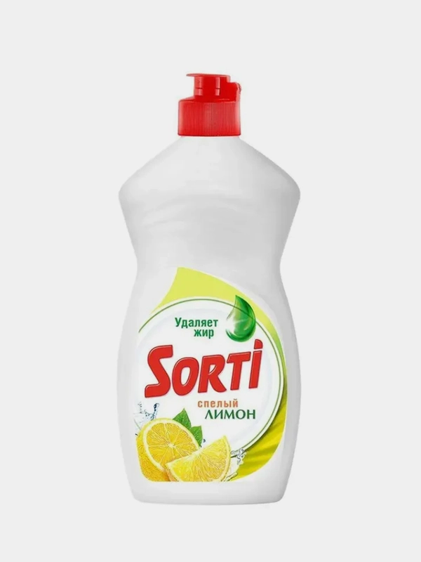 Средство для мытья посуды SORTI "Лимон", 450 г