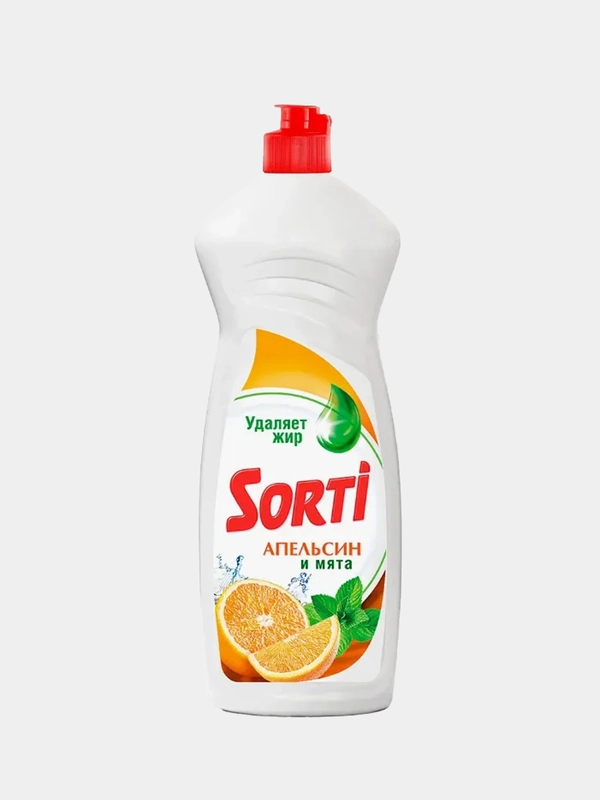 Средство для мытья посуды SORTI "Апельсин и мята", 900 г